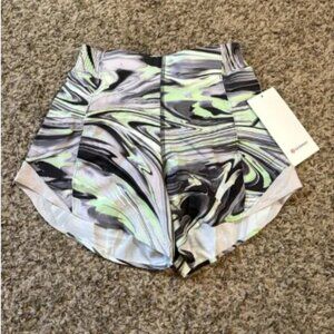 Lululemon NWT Hotty Hot High-Rise Short 4" *SE Paint Glide Warp Multi Size 2